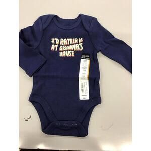 Okie doke newborn long sleeve bodysuit I’d rather be at gmas new from JCPenney